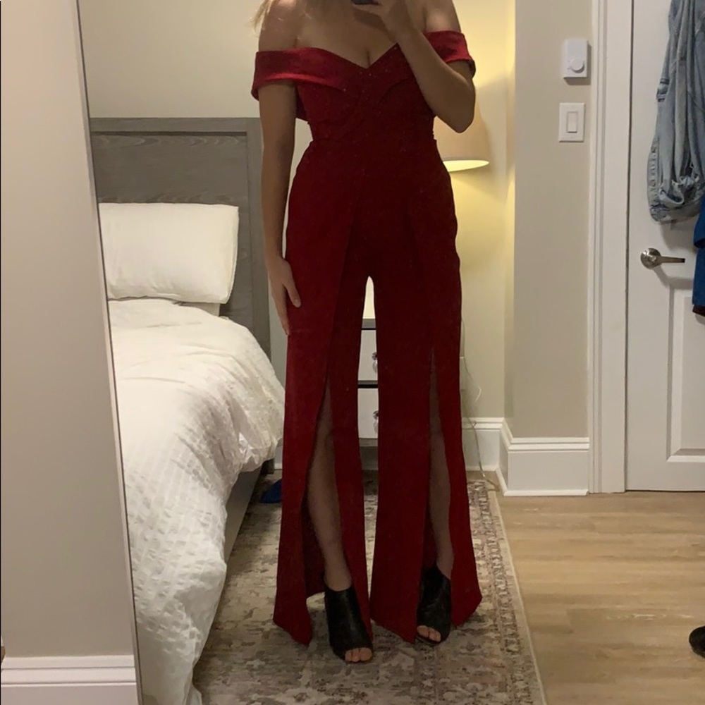 Glamorous Red Jumpsuit